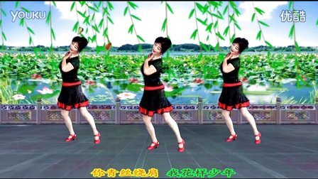 最新吕芳广场舞《不怨情深奈何缘浅》正背面