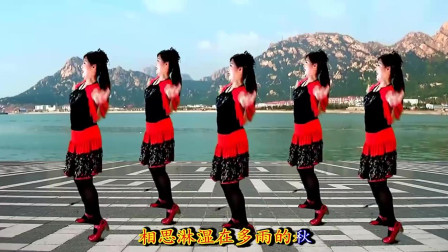 吕芳广场舞《落叶的秋》简单优美大气好学