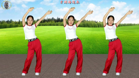 80年代中老年全民健身操《踏浪》原地踏步5