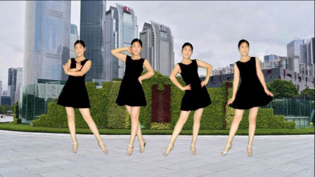90后辣妈健身舞《漂洋过海来看你》恰恰风格广场舞时尚动感下载