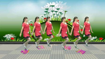 广场舞《鸟儿对花说》好听易学16步一看就会