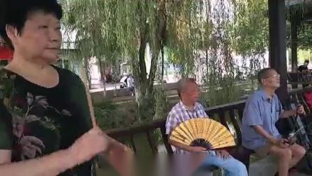 庐剧选段《送兄》丁自英于北塔公园演唱