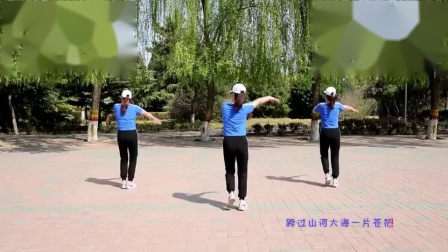云裳广场舞《都说》背面演示
