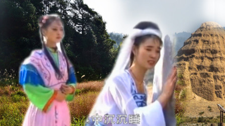 赣南采茶戏《梁祝化蝶》手扶墓婢泪如泉 化