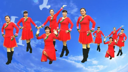 混搭32步广场舞《DJ谁》简单易学四面跳附教