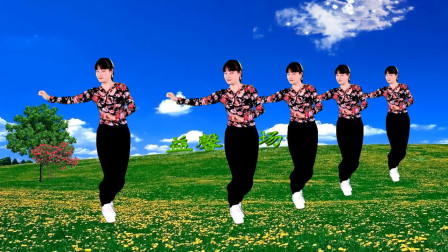 广场舞《一曲相送》旋律优美节奏铿锵 舞一