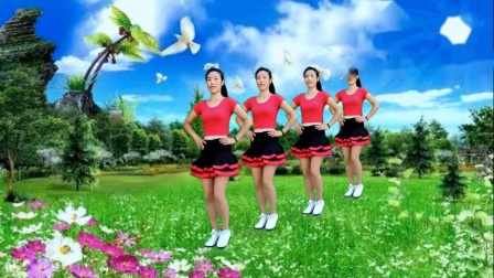 广场舞《一路情歌向草原》花开朵朵最灿烂 3