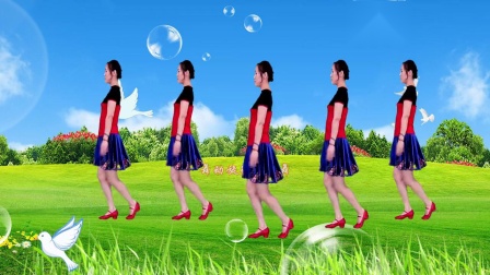 广场舞《鸟儿对花说》鸟儿对花儿说  它也爱
