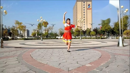 广场舞《想你的卓玛》背面附分解教学 喜欢