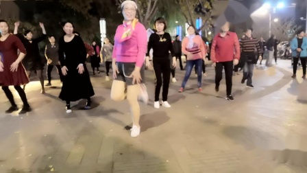 舞灵美娜子广场舞《两个人》夜舞版 高清下