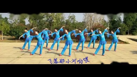 春英广场舞《小河淌水》教学视频简单好学高