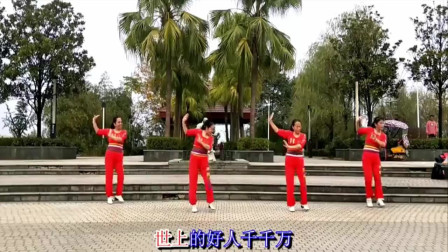 云裳广场舞《你是我的人》教学视频简单好学