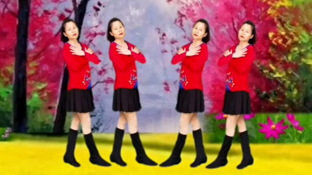 水兵舞广场舞《牵着妈妈的手》动感活泼健身