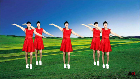 广场舞《青青世界》教学视频教程高清下载