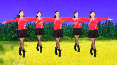2019热播广场舞《牵着妈妈的手》正背面附教