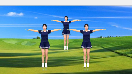 中老年健身操《绿旋风》简单好学教学高清视