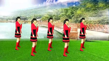 广场舞《老婆花》背面好听好看好学原创附教