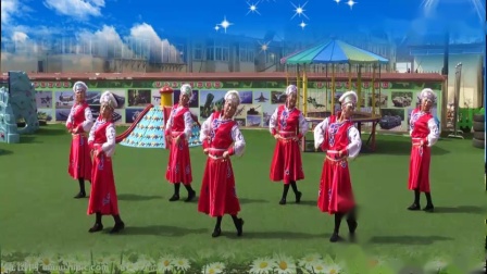 广场舞《草原花月夜》教学视频简单好学高清
