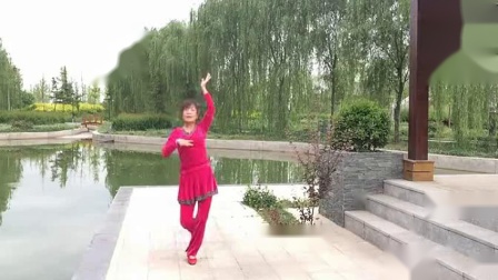 格格广场舞《老家的月亮》简单好学教学视频