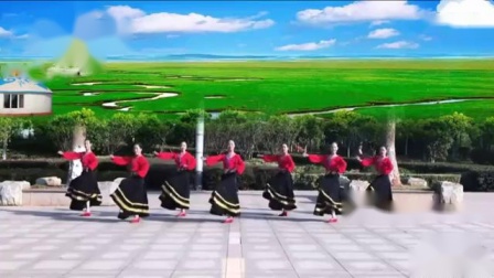 春英广场舞《银色的毡房》蒙族风格的广场舞