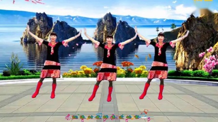 广场舞《蓝色天梦》教学视频简单好学高清下