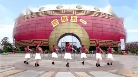 格格广场舞《夫妻双双把家还》正背面演示与