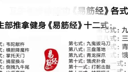 掉尾摇头卫生部版《易筋经》第十二式