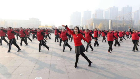 美久广场舞《叶问》山东菏泽千人共舞活动现场视频下载