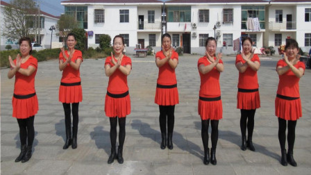 动感广场健身舞《狂浪》背面教学