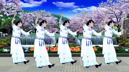 最适合初学者的广场舞《谁说梅花没有泪》32