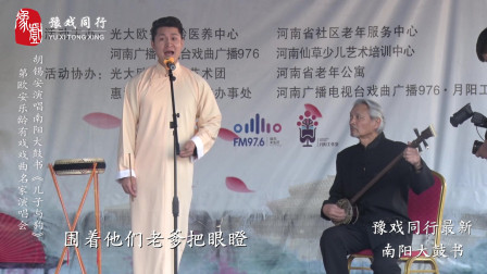 南阳大鼓书《儿子与狗》梨园春擂主胡锡安演