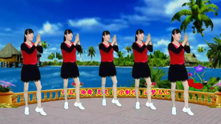 广场舞《灵灵》舞步欢快简单易学 附教学