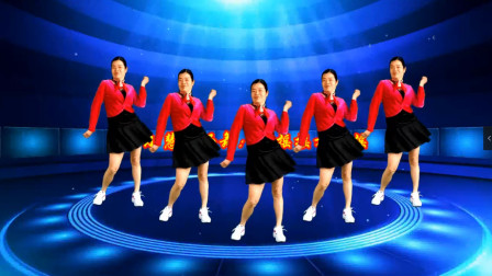 小慧广场舞《左摇摇右摇摇》超火摆跨32步附