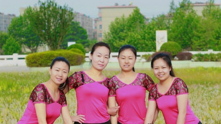 云裳广场舞《恩爱小夫妻》重点组合分解教学
