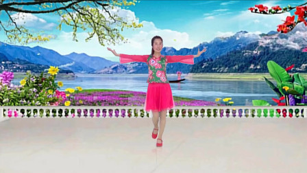 辣妈广场舞《十里桃花一生情》背面演示