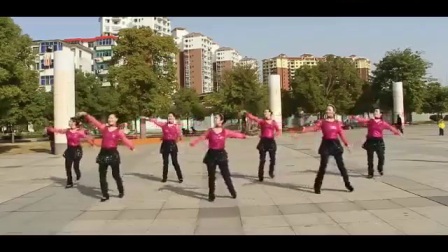 高安子君广场舞《缅桂花开》附背面和分解