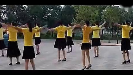 穿心村广场舞 《溜溜的姑娘像朵花》 正面动