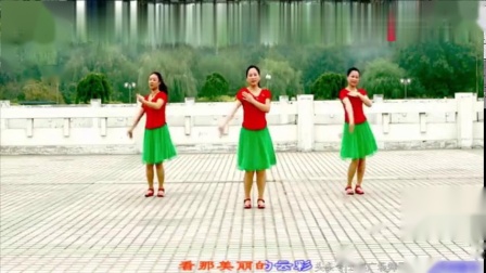 广场舞《火热的爱》背面演示