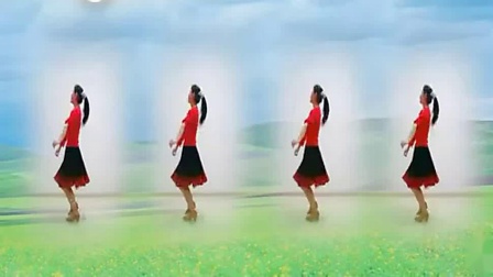 金灿灿广场舞 《对着月亮说声我爱你》 正面
