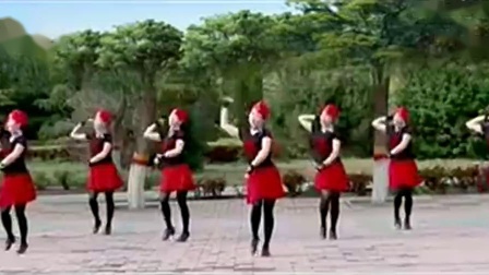 云裳广场舞单人水兵舞《红马鞍》广场健身舞