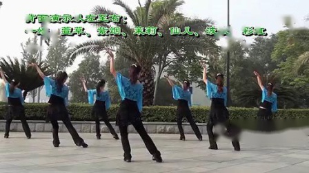茉莉广场舞《生活禅》正反面教学演示