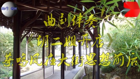 曲剧《胡二姐开店》蔡鸣凤在大街思想前后 