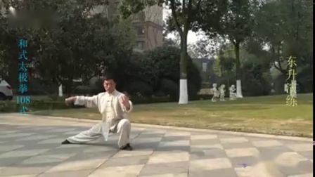 和东升演练和式太极拳108式底架