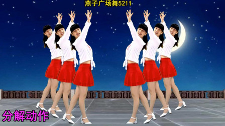 32步广场舞《网络热歌》健身又减肥 多看几