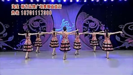杨艺广场舞《两只蝴蝶》背身下载