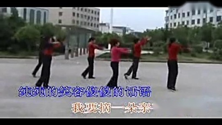 周思萍广场舞《姑娘我爱你》