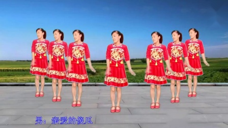 玫香广场舞《爱上一朵花》附教学