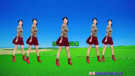 阿采广场舞教学《你是我的妞》扭腰摆胯32步