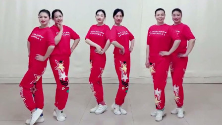 林州芳心广场舞《映山红》2019网红热门32步