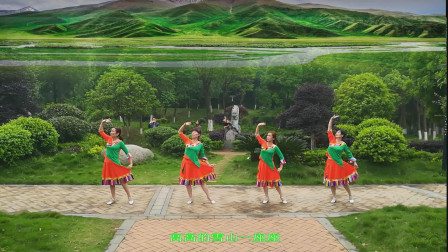 新飞舞广场《天上的纳木错》编舞春英